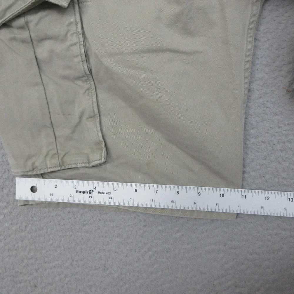 Levis Cargo Shorts Mens 34x11‎ Beige 100% Cotton Canvas Utility Hiking Outdoor